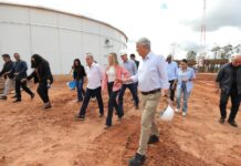 Celina reforça obras contra crise hídrica e acelera sistema de abastecimento no DF