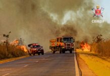 CBMDF orienta a população sobre cuidados durante a seca