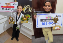 Dupla do DF coleciona medalhas e faz história em tradicional festival de dança